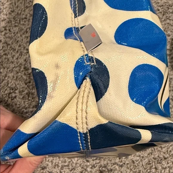 Orla Kiely Crossbody Shoulder Tote Bag Floral Multi Stem Blue Bright Spring - Picture 5 of 11